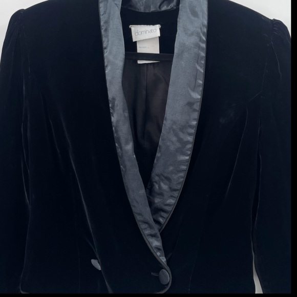 Vintage DOMINATO Velvet Blazer - Picture 3 of 4